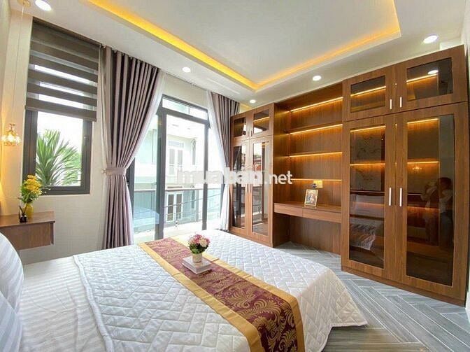 NHÀ MỚI CHỢ BÀ CHIỂU - SÁT MẶT TIỀN - 40M2 5 TẦNG BTCT - CHỈ 6 TỶ