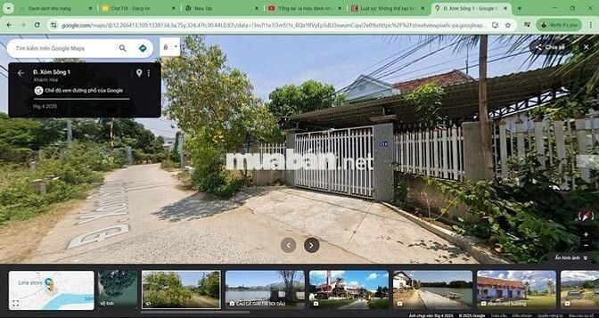 view sông Cái mặt tiền đường 7m cách trung tâm Nha Trang 6,5km