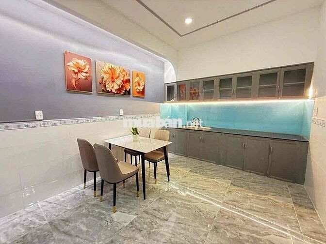 Nhà Mới Tinh Cách Hà Huy Giáp100m 6x10 Sẵn Nội Thất