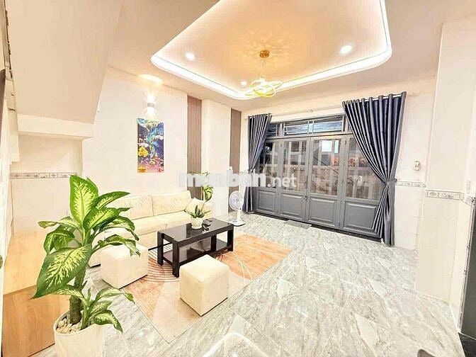 Nhà Mới Tinh Cách Hà Huy Giáp100m 6x10 Sẵn Nội Thất