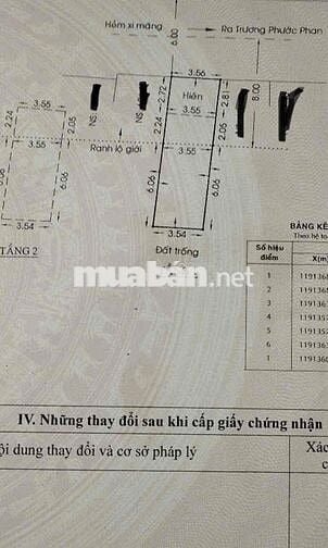 Đường 7m thông. DT 4x11. Nhà 2 tầng - Hẻm 1/ Trương Phước Phan. Giá