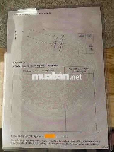 Bán đất thổ cư 100% trung tâm Trà Kha, phường 8, TP Bạc Liêu