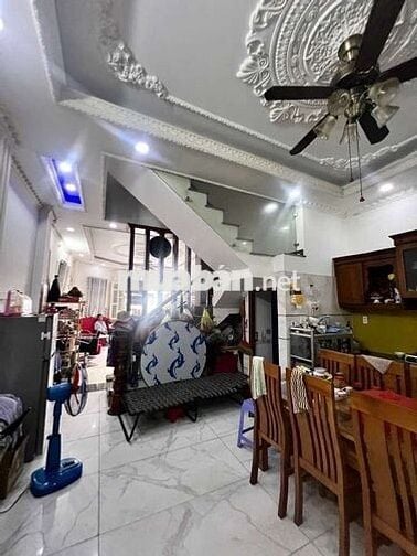 CẦN BÁN GẤP NGAY CHỢ GÒ XOÀI - 4TẦNG MỚI ĐẸP - 87M² - HẺM XE HƠI THÔNG