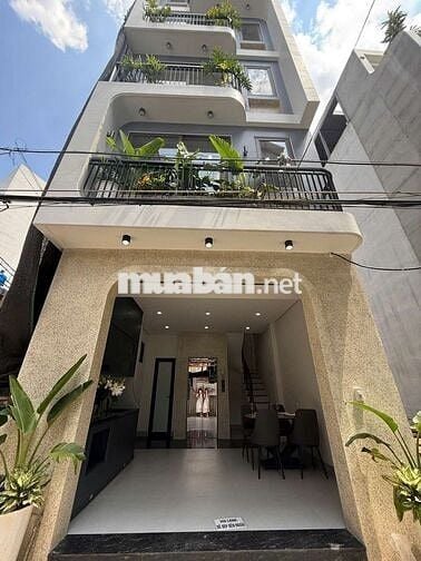 NHÀ MỚI KÍNH KOONG 6 TẦNG THANG MÁY LÔ GÓC 2 THOÁNG NGÕ THÔNG ÔTÔ QUA