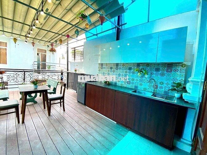 CHO THUÊ 2PN SÂN THƯỢNG 80M2 FULL NT NGAY CHỢ VẢI TÂN BÌNH HUFLIT