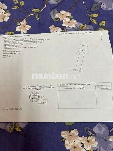 Cần bán căn nhà 3 tầng đường 7,5m Hải Châu gần biền, cách sông Hàn 50m
