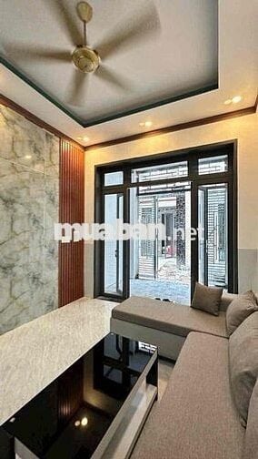 Cần bán nhà 1 trệt 1 lầu mới xây , ngay đường Hàn Thuyên , P. An Bình
