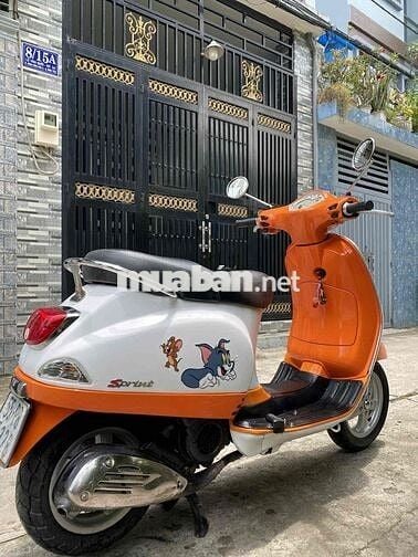 Piaggio Vespa LX 125ie 2010 trắng SD37000km bs.Tp
