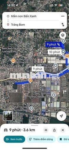 Kẹt tiền cần bán lô đất full thổ cạnh KCN Bàu Xéo