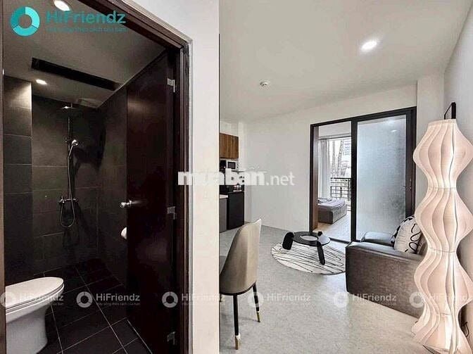 🌟🌟 Căn Hộ 1PN View Đẹp – Ban Công + Mặt Tiền Rộng Rãi, Giao Thông Thuậ