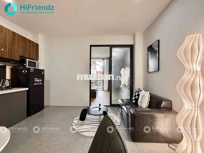 🌟🌟 Căn Hộ 1PN View Đẹp – Ban Công + Mặt Tiền Rộng Rãi, Giao Thông Thuậ