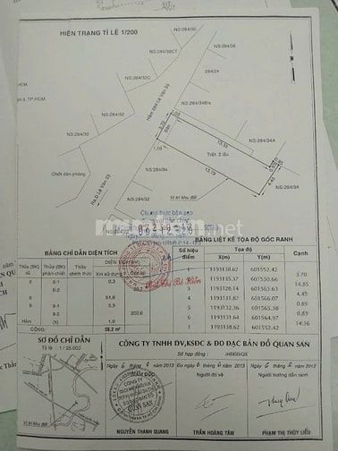 Nhà 284/34A Lê Văn Sỹ Q3 ( hẻm đối diện chợ LVS, Xe hơi đậu ngay cửa )