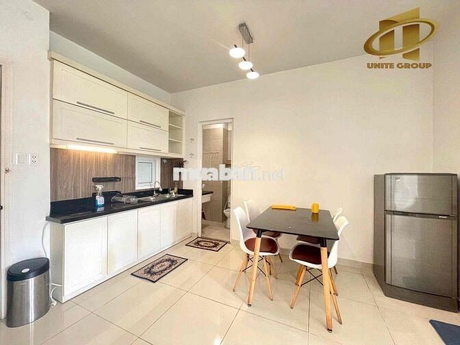 Cho thuê căn hộ 1PN Ban công, full nội thất Q4 gần cầu Tân Thuận