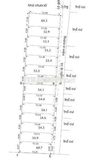 Bán đất 4x13.5m, hẻm 4m, 1/ TTN 05, Tân Thới Nhất, Q12. 4ty2