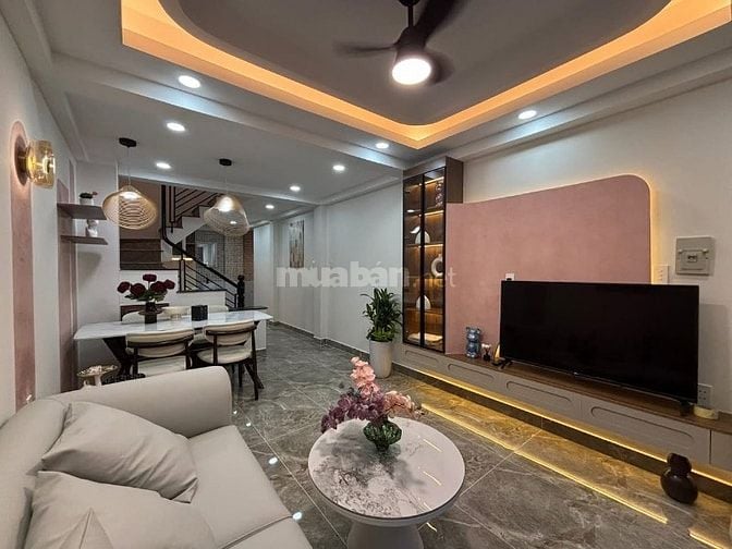 ⭐️Nhà 4 Lầu tuyệt đẹp Cao cấp góc 2 mặt hẻm Phan Tây Hồ, P7, Q.Phú Nhu