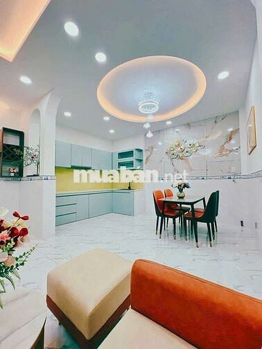 Nhà mới đẹp phường 3 gò vấp tặng nội thất