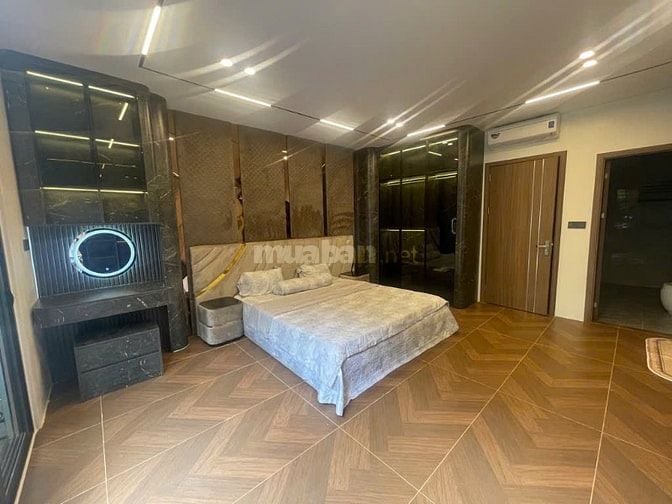 NHÀ MỚI KOONG LÕI BỒ ĐỀ 45M, 6T, MT 5M, THÔNG, GARA, THANG MÁY, NỞ HẬU