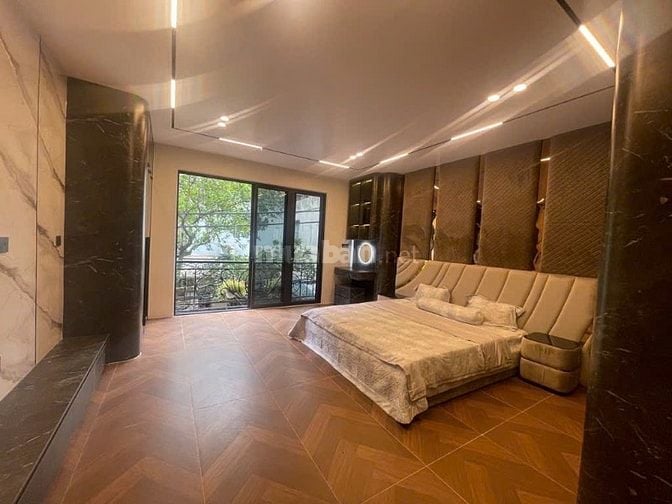 NHÀ MỚI KOONG LÕI BỒ ĐỀ 45M, 6T, MT 5M, THÔNG, GARA, THANG MÁY, NỞ HẬU