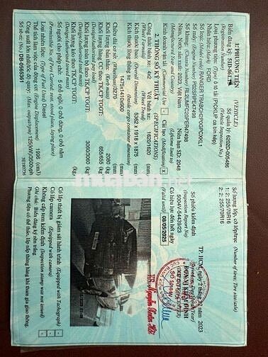 RANGER XLS 2.0L 2023 MT 1 CẦU BẢO HÀNH HÃNG 1 NĂM