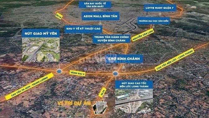 Căn hộ hiện đại 1 tỷ 5 - mặt tiền QL1A sát chợ bình chánh - trả góp
