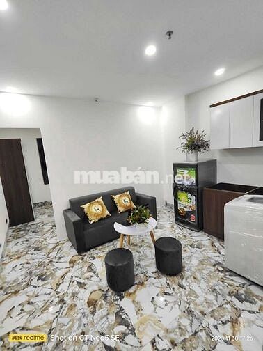Cho thuê CCMN 1n1k 36m2 Full đồ, máy giặt riêng tại mặt Phố Chùa Quỳnh