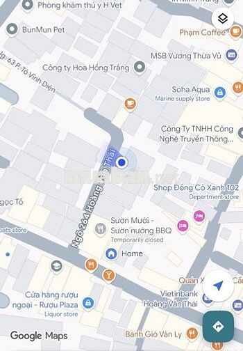 Cho thuê VP 550m2 số 2F ngõ 264 phố Hoàng Văn Thái, Hà Nội