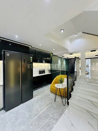 ⭐️Nhà 4 Lầu DT:4,2x12m; tuyệt đẹp Cao cấp hẻm xe hơi Đường Số 9, P16.