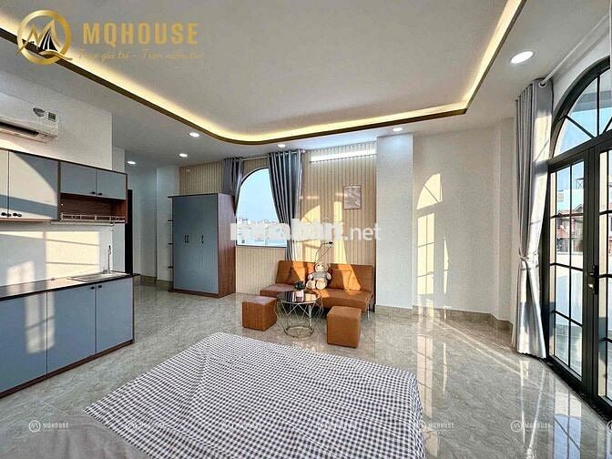 STUDIO BAN CÔNG - DIỆN TÍCH 40m2 - FULL NỘI THẤT - NGAY LÊ VĂN QUỚI