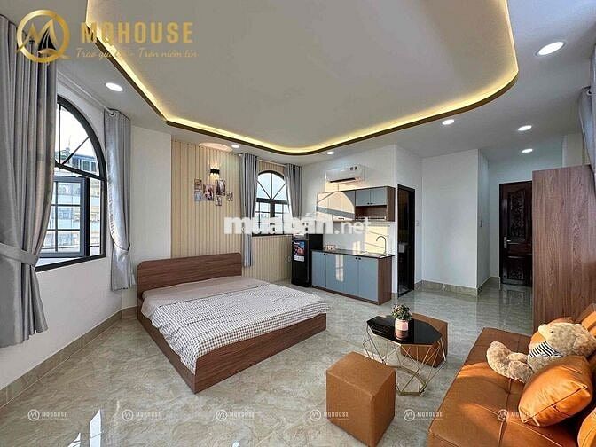 STUDIO BAN CÔNG - DIỆN TÍCH 40m2 - FULL NỘI THẤT - NGAY LÊ VĂN QUỚI