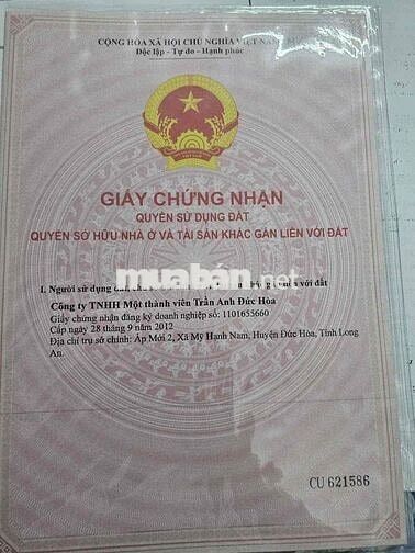 NHÀ KDC TRẦN ANH ( GIÁ 980TR 4X12 ) RỘNG RÃI ĐƯỜNG OTO KO LO QUY HOẠCH