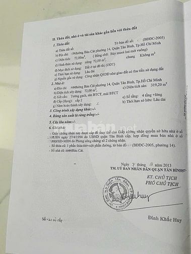 BÁN NHÀ MẶT TIỀN : 47 BÀU CÁT ĐÔI - P. 14 - Q. TÂN BÌNH - TPHCM