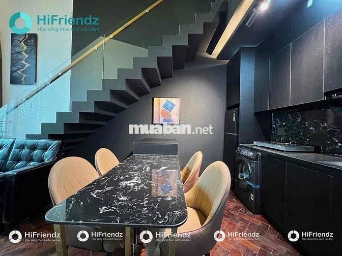 Căn hộ duplex full nội thất bancol DT 50m2 ngay Dương Quảng Hàm