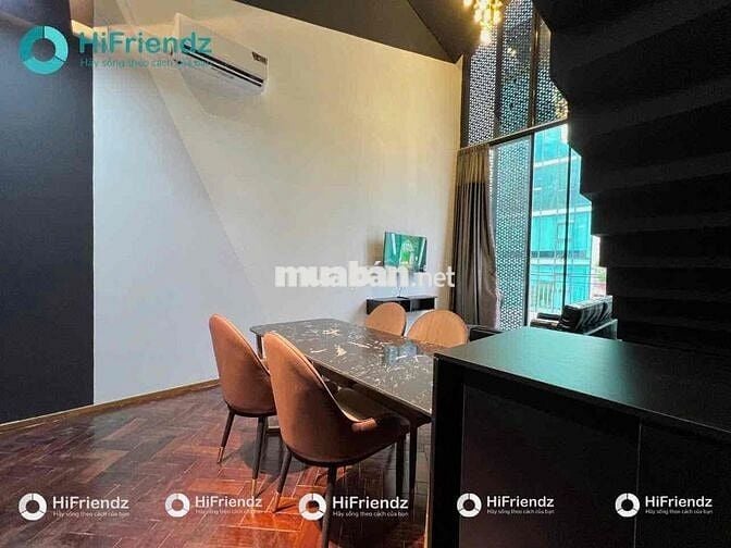Căn hộ duplex full nội thất bancol DT 50m2 ngay Dương Quảng Hàm
