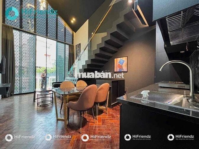 Căn hộ duplex full nội thất bancol DT 50m2 ngay Dương Quảng Hàm
