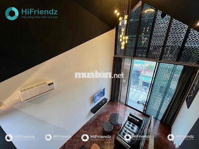 Căn hộ duplex full nội thất bancol DT 50m2 ngay Dương Quảng Hàm