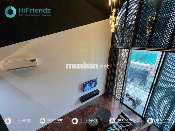 Căn hộ duplex full nội thất bancol DT 50m2 ngay Dương Quảng Hàm
