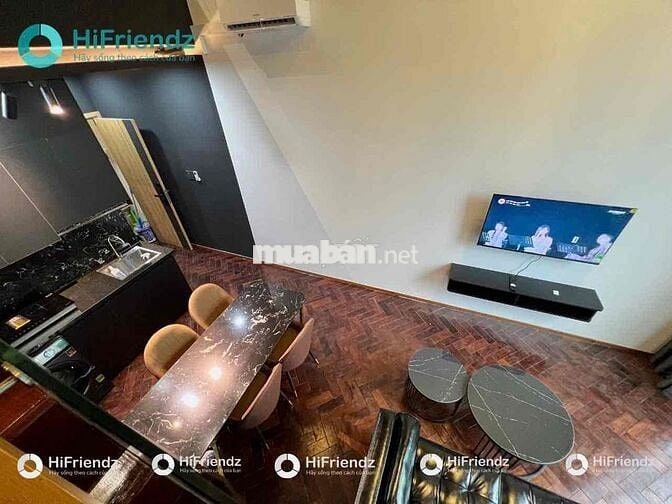 Căn hộ duplex full nội thất bancol DT 50m2 ngay Dương Quảng Hàm