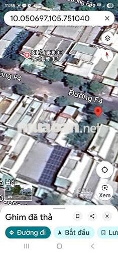Bán nền 4x16 F4 KDC Bình Nhựt (12ha8) đường Võ Văn Kiệt