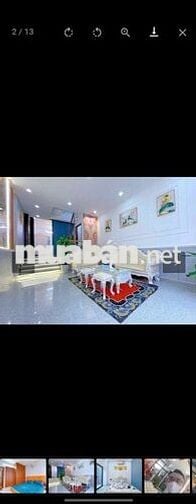 Nhà 1/ ngắn hẻm 3m5 tận 4 pn nhà mới cót