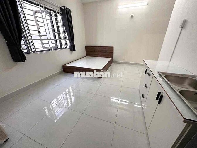 Căn hộ 30m có full nội thất cửa sổ thoáng mát gần UBND Quận 12