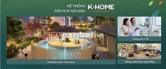 1 Tỷ/Căn 46m2 1PN 1WC Căn Hộ K Home- TP Bình Dương