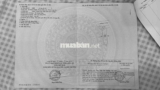 💖💖 Chủ cần bán nền đẹp – ĐS16, KDC Thanh Yến, Nhựt Chánh, Bến Lức, Lon