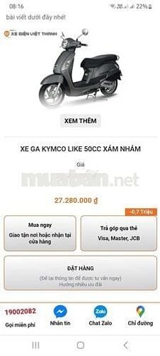 Tay ga Like 50cc