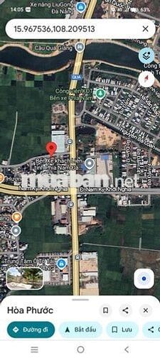 Chính chủ gởi bán lô đất quá giáng 2 hoà phước phường hoà xuân