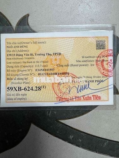 PG -1 2025 đi 1800km 9 Chü sang tên liền