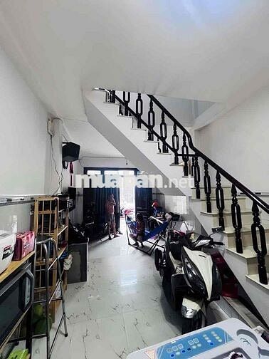 BÁN NHÀ 2 TẦNG BTCT_ĐƯỜNG XE TẢI THÔNG_CẠNH ÂU CƠ_ DT3,6x12 _  GIÁ N