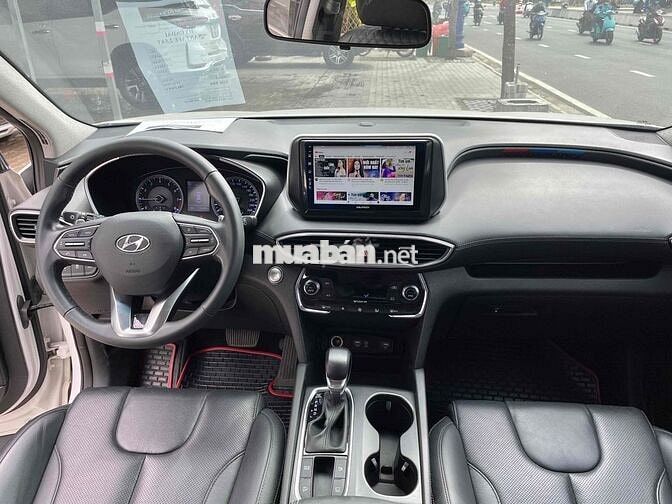Hyundai SantaFe 2021 Trắng máy Xăng