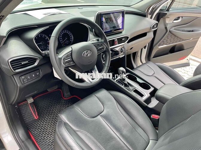 Hyundai SantaFe 2021 Trắng máy Xăng