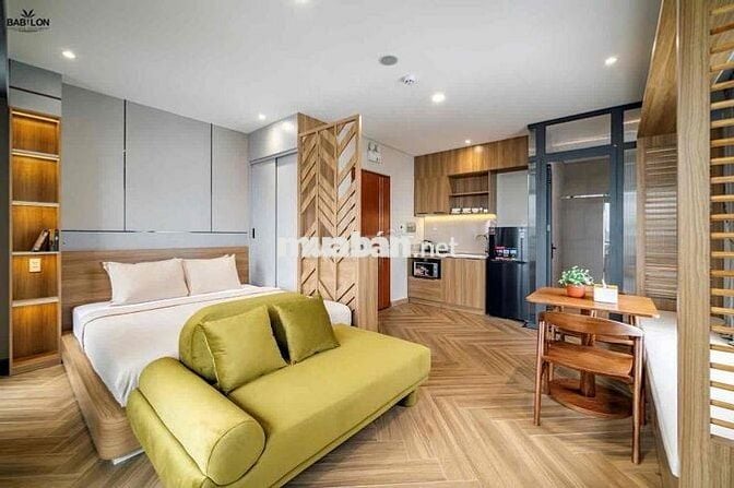 Cho thuê căn hộ dịch vụ studio tại đường Nguyễn Cửu Vân Bình Thạnh