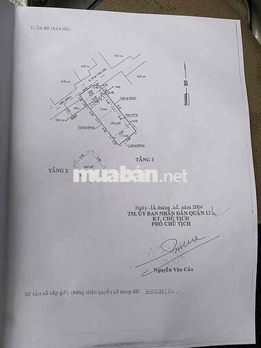 NGỘP NGÂN HÀNG – GIÁ CHỈ 3.45 TỶ – NHÀ CẤP 4 TTN 06, QUẬN 12